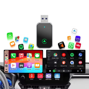 Mini adaptador Carplay inalámbrico 2 en 1 y adaptador automático inalámbrico Android para Apple iPhone <span class=keywords><strong>Samsung</strong></span> u otros accesorios de coche USB para teléfono - Product Image 1