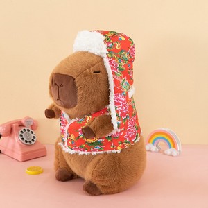 Peluche Capybara, poupée en tissu, coussin décoratif, pendentif Capybara, cadeau d'anniversaire pour fille, poupée de célébrité d'Internet - Product Image 4