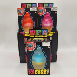 Most Popular TPR NeeOh Ice Cream Shaped <b>Squishy</b> Pressure Release Promotional Decompression Squeeze Toys for Kids and Adults - Product Image 6