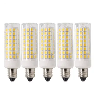 dimmer LED lamp E11 E12 E14 E17 BA15D G4 G9 GY6.35 10W 12W G8 light SMD 2835 candle corn bulb 110V 220V ceramic