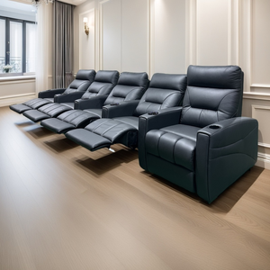 كرسي مسرح منزلي فاخر أفضل جودة كرسي جلد كهربائي للمقعد قوة سينما منزلية أرائك أفلام بتصميم حديث - Product Image 6