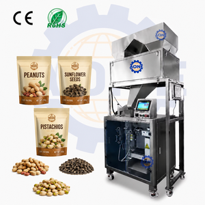 Machine d'emballage entièrement automatique personnalisée à 10 têtes pour sachets <span class=keywords><strong>de</strong></span> noix et <span class=keywords><strong>de</strong></span> céréales avec fermeture éclair - Product Image 1
