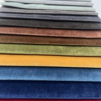 Tissu de canapé en velours uni de haute qualité en peluche tricotée de couleur unie pour la maison et la voiture, textile pour jouets en peluche, oreillers, rembourrage