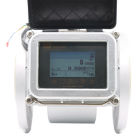 Compteur d'eau liquide magnétique en acier inoxydable Lorawan DN40-DN300, capteur de débit numérique, température 4G avec pression, OEM
