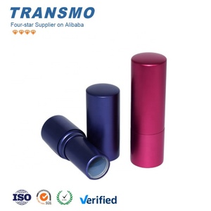 Custom Lipstick Tubes Metal Lip Balm <b>Container</b> Refillable Lipstick Tube Lipstick Packaging Tubes - Product Image 1