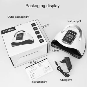 Séchoir à ongles professionnel pour manucure puissant Gel UV <span class=keywords><strong>lampe</strong></span> à ongles 66 LED 4 minuterie détection automatique Gel vernis <span class=keywords><strong>lampe</strong></span> de séchage - Product Image 6