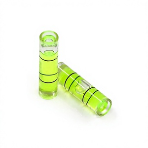 Diy Level <b>Bubble</b> <b>Tube</b> 7x26mm Green Liquid Transparent Cylinder For Precision Measurement - Product Image 2