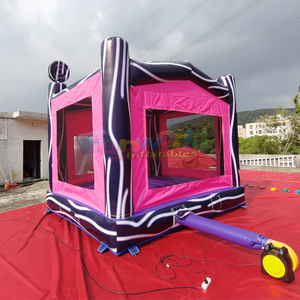 Castillo inflable comercial para fiestas al aire libre, brincolín 3D con diseño de unicornio para niñas - Product Image 5