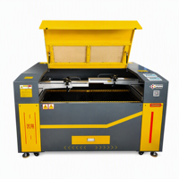 Machine de découpe laser CNC 300W à double tête avec extinction automatique et suivi des bords pour acrylique, bois, cuir, tissu