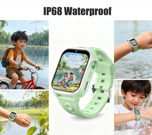 Montre connectée pour enfants S30, couleur verte magnifique, fine, 4G, GPS, dispositif de suivi, caméra 2MP, appel vidéo, téléphone-montre, Noël - Product Image 6