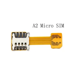 Cable flexible dual para tarjetas <span class=keywords><strong>Nano</strong></span> 2 en 1, adaptador de ranura para tarjetas Micro SD y SIM, extensor de cinta para herramienta de reparación de teléfonos Android - Product Image 6