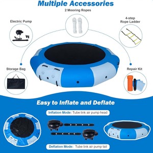 Flotador Inflable Grande de PVC para Uso en Exteriores, Piscina, Río, Lago, <span class=keywords><strong>Playa</strong></span>, Trampolín, Isla, Juguete Acuático - Product Image 1