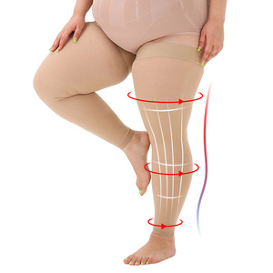 <span class=keywords><strong>Calze</strong></span> a Compressione Traspiranti al Ginocchio Classe 2 in Silicone Antiscivolo 23-32 mmHg in Nylon per Vene Varicose - Product Image 6