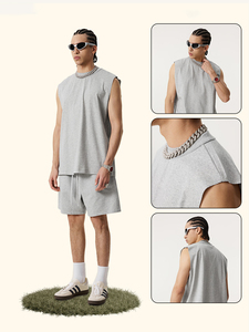 LTT2006 Streetwear <span class=keywords><strong>Tank</strong></span> <span class=keywords><strong>Top</strong></span> Fabricante Atacado Personalizado 210 Gsm Misturas de Algodão <span class=keywords><strong>Tank</strong></span> <span class=keywords><strong>Top</strong></span> Pequeno Colarinho Unisex <span class=keywords><strong>Tank</strong></span> <span class=keywords><strong>Top</strong></span> - Product Image 2