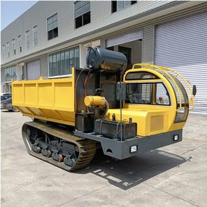 10 tấn offroad cao su theo dõi Crawler Dumper tàu sân bay vận chuyển - Product Image 4