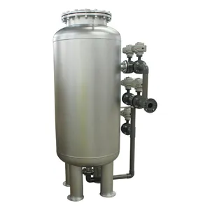 Penyaring Air Karbon & Pasir, Backwash Otomatis, Media Ganda, Filter Air Karbon untuk Tanaman Perawatan Air Mentah