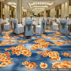 Tùy chỉnh tiệc hội trường sàn khách sạn thảm thảm sang trọng thiết kế mô hình thương mại khách sạn sàn thảm cho phòng tiệc - Product Image 6