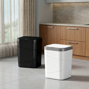 Cubo de Basura Inteligente de 16L con Sensor, Cubo de Basura Automático sin Contacto, de Plástico, para Baño, Cocina, Oficina - Product Image 2