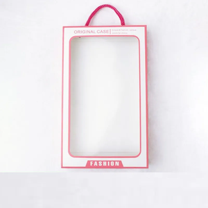 Đơn giản thân thiện với môi màu đen Giấy Màu Hồng Hộp gói cho Iphone trường hợp bìa điện thoại di động vỏ hiển thị bao bì hộp với Windows - Product Image 3