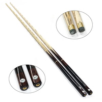 Queue de billard 3/4 en bois de frêne de 57 "9mm/10mm faite à la main avec extension gratuite