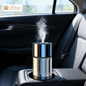 <span class=keywords><strong>Diffuseur</strong></span> de Parfum Intelligent Portable et Rechargeable pour Voiture, Bouteille en Verre de Luxe 120 ml Rechargeable pour Parfum d'Ambiance - Product Image 1