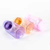 Oferta Especial: Envase de PET Transparente Azul de 175 cc, Opciones Personalizadas, Botella de 200 ml con Tapa de Rosca de Grado Alimenticio FDA para Suplementos