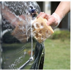 <b>Car</b> Wash Sponge Rectangle High Density Absorbent For Roof Dashboard Cleaning - Product Image 2
