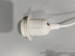 Prise EU, cordon d'extension de 1,8 m, <span class=keywords><strong>luminaire</strong></span> suspendu, douille de lampe en plastique à vis E27, AC 110V/220V, garantie 1 an - Product Image 4
