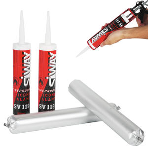 Scellant et adhésif ignifuge UL pour usine, 300 ml, pour joints flexibles, scellant silicone ignifuge pour systèmes d'échappement - Product Image 2