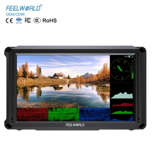 จอภาพกล้อง <span class=keywords><strong>FEELWORLD</strong></span> <span class=keywords><strong>FW568</strong></span> PRO 6 นิ้ว 1200nit สำหรับกล้อง DSLR รองรับ 4K HDMI 60Hz ดีไซน์กะทัดรัด ฉลาด ทันสมัย - Product Image 1