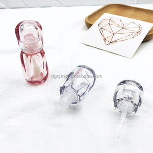 Emballage de tube de gloss à lèvres court et gras personnalisé en usine, 5 ml, entièrement transparent, <span class=keywords><strong>tubes</strong></span> de gloss à lèvres uniques et épais pour l'emballage cosmétique - Product Image 2