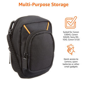 กระเป๋าเคสกล้องกระจกขนาดเล็กทำจากไนลอนแบบกำหนดเองสำหรับ Canon 530HS SX620 S120สำหรับ <span class=keywords><strong>Sony</strong></span> เลนส์ <span class=keywords><strong>RX</strong></span>-100กล้องดิจิตอลสำหรับกระเป๋าเดินทาง - Product Image 4