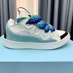 รองเท้าผ้าใบผู้ชายสไตล์เรโทรคุณภาพสูง หลายสี แบรนด์ LANV ดีไซน์พิเศษด้วยหนังพรีเมียม รองเท้าลำลองแบบผูกเชือก - Product Image 3