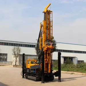 Địa Nhiệt Thủy Lực Crawler Nước 400M Nước Giếng Khoan Máy Khoan Giàn Khoan