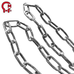 HLM rantai baja tahan karat kualitas tinggi rantai baja tahan karat galvanis 6-90mm rantai jangkar perahu laut rantai dipoles Las standar - Product Image 2