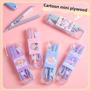 Dessin animé Mini petite puissance fer à lisser les cheveux fer à friser pour les femmes attelle à double usage frange moelleux planche à lisser pour la maison - Product Image 5