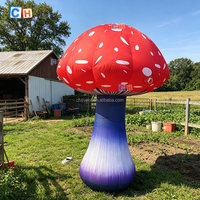 Décoration géante en forme de champignon gonflable, ballon publicitaire gonflable personnalisé pour événements et fêtes