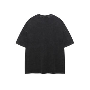 T-shirt basique décontracté imprimé ou uni de haute qualité, personnalisable, 100 % coton, coupe ample pour homme, respirant et écologique - Product Image 1