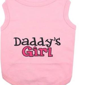 T-shirt per cani in cotone 100% ricamato "elegante Sassy Bit bossy" lavabile in lavatrice grazioso gilet per cani di grossa taglia vestiti rosa per cani - Product Image 1