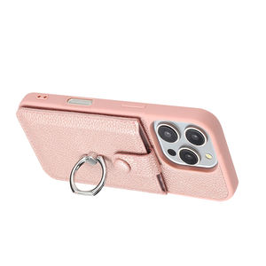 Porte-cartes de crédit d'affaires étui de téléphone en cuir portefeuille Coque téléphone portefeuilles de téléphone pour iPhone 16e 13 <span class=keywords><strong>Mini</strong></span> 15 16 17 Plus Pro Max - Product Image 3