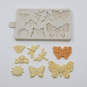 3D Dieren Vorm Cookies Chocolade Schimmel Libel Vlinder Fondant Taart Decoratie Siliconen Mallen - Product Image 2