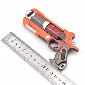 Haute qualité Apexs Legends Wingman Gun porte-clés en alliage de métal modèle de <span class=keywords><strong>jeu</strong></span> vidéo inspiré jouet Orange et bleu - Product Image 3