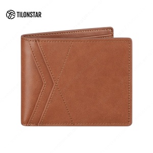 Tilonstar กระเป๋าสตางค์หนังพรีเมี่ยม, กระเป๋าสตางค์หนังบางซองใส่บัตรเครดิตดีไซน์ไม่เหมือนใคร TVW101 - Product Image 1