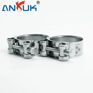 Abrazadera de Manguera de Acero Inoxidable Personalizada 304 316 de Grado Marino, Banda de <span class=keywords><strong>Tensión</strong></span> Ajustable de 18mm a 260mm para Tuberías de Motores de Barcos - Product Image 2