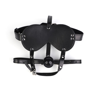 BDSM Gag وعصابة العينين تسخير والعتاد فتح الفم هفوة مع العين الجنس ألعاب عبودية الملحقات والعتاد - Product Image 5