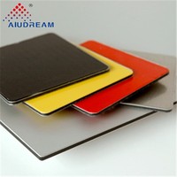 Gran Stock de Paneles Compuestos de Aleación de Aluminio PVDF Alucobond de 4x8 pies, Impermeables, Núcleo Sólido, ACP de Alta Resistencia a la Corrosión