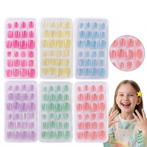 Vente directe usine – 24 faux ongles de luxe à presser, style cercueil, personnalisables, pour ballerine, en acrylique - Product Image 4