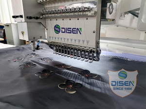 Commercial 17x250 Computerised Laser Leather Cutting <strong>Patch</strong> 1 Head Color Chain Stiches Embroidery Machine 110 Volt Self Adjusting - Product Image 3