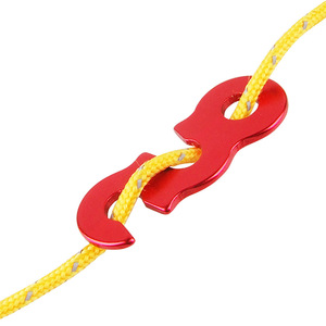 Crochets de camping Cleye en alliage d'aluminium, petites boucles pour cordes de tente, mousquetons multifonctionnels pour usage extérieur - Product Image 3