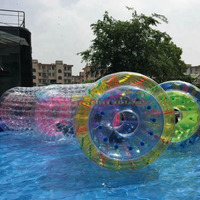 Balle d'eau gonflable colorée d'usine, balle roulante aquatique, balle à marcher, vente directe